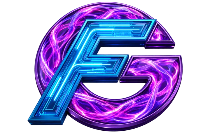 Official FG monogram combining the FictiGen identity of Fenom and Gini.